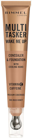 Multitasker Wake Me Up Concealer Foundation #Rose Honey 20 ml Rimmel London