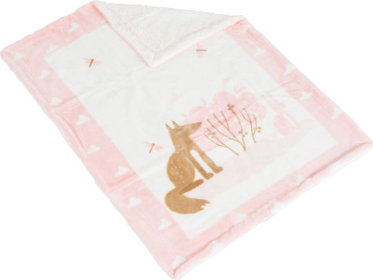 Cangaroo Babydecke Wickeltücher für Kinderzimmer Little Friends 80x110cm