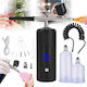 Aerograf Airbrush cu Recipient 40ml și Compresor Duza 0.3mm Presiune 2.6bar cu Baterie Set