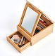 Kosmetikorganisator mit Schubladen & Trennzeichen Beige 25x19x11,2cm