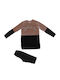 Kinder-Set mit Leggings Winter 2Stück Schwarz