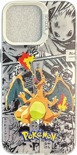 Pokemon Charizard Umschlag Rückseite Kunststoff Weiß (iPhone 13 Pro)