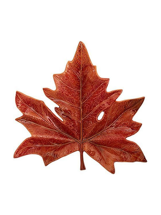 Bordallo Pinheiro Dekorative Platte Keramik Rot 1Stück 72x70.2cm