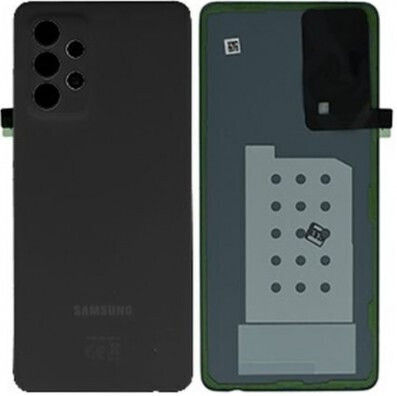 Καπάκι Μπαταρίας Batterycover+camera Lens Μαύρο για Samsung Galaxy A52 4G