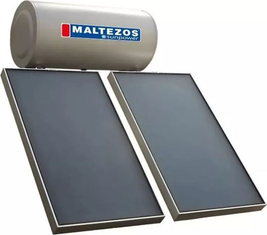 Maltezos Solar-Warmwasserbereiter 200Es Glas Doppelte Energie 2.7qm Auswahl