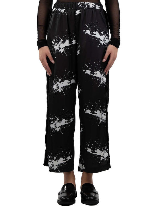 Women's Fabric Trousers Noir