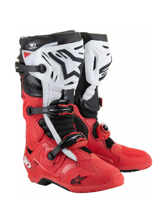 Alpinestars Tech 10 Men's Boots Red Alpinestars Tech 10 Men's Boots Red