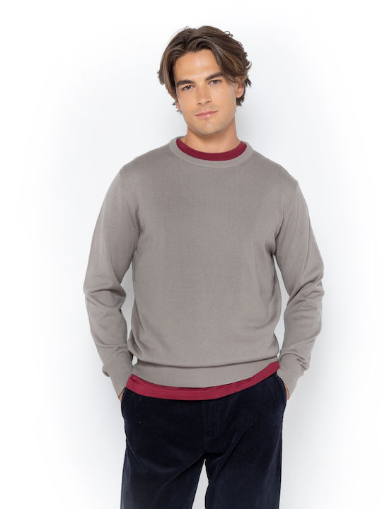 The Bostonians Langarm-Pullover Gray