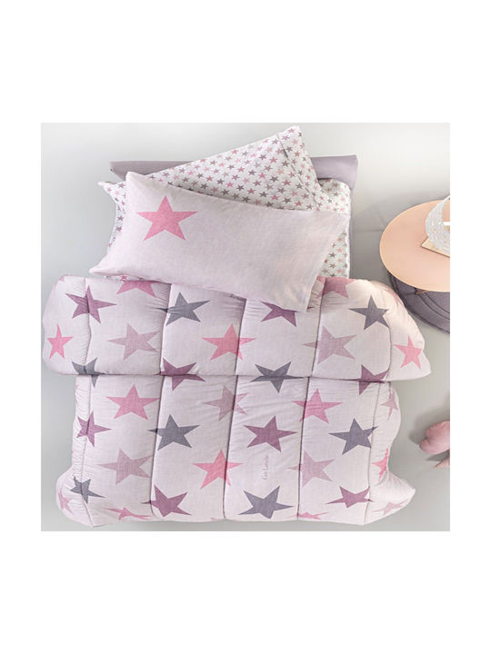 Guy Laroche Kids Duvet Double Sided Single Cosmos Pudra 160x220cm