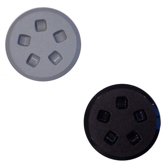 Can SB Trapă de punte a bărcii Rotundă cu Diametru 210mm Gri Culoare