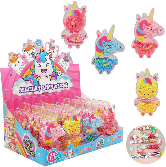 Σετ Χάντρες Θήκη-μονόκερο Υψος 13cm Toymarkt 971299-τεμ 24