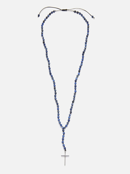Chrysostomos Men's Cross from Steel with Chain