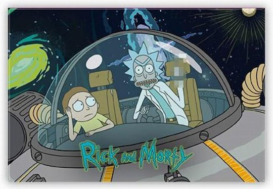 Rick & Morty Μαγνητάκι Ψυγείου 5.5x8cm