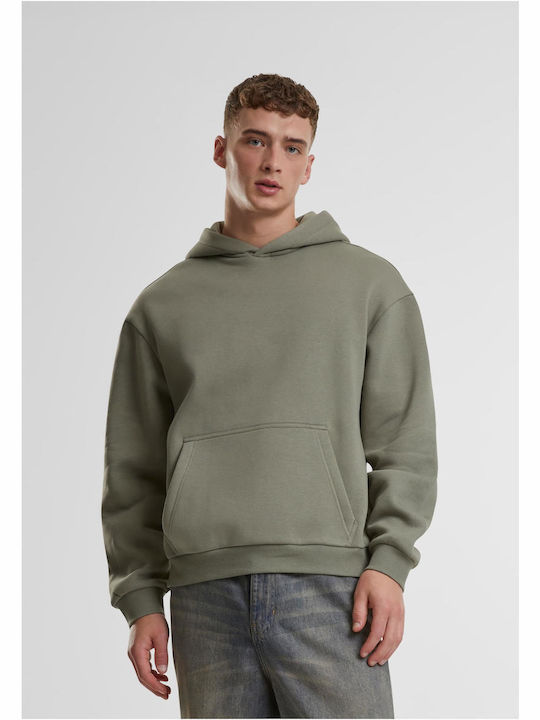 Urban Classics Суитшърт с Качулка Pale Olive