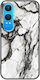Cracked Marble White Black Oneplus Nord Ce4 Lite 5g Black TPU Black Silicone