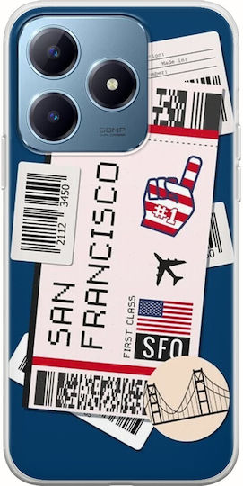 Ticket To San Francisco Realme C63 Flexible TPU Transparent Silicone