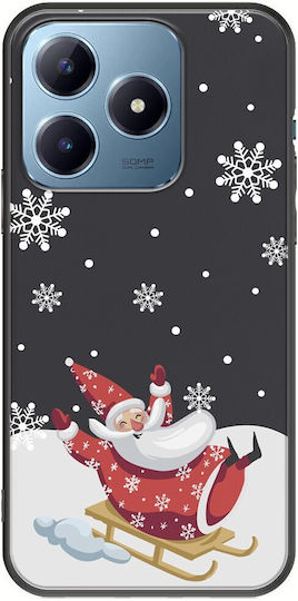 Carcasă Neagră TPU din Silicon pentru Realme C63 Happy Santa