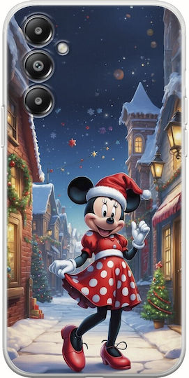 Weihnachts-Cartoons Minnie Samsung Galaxy M35 5G Flexibles TPU Transparentes Silikon