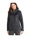 Precip Eco Pliabil Jachetă Dama Alergare Waterproof Negru
