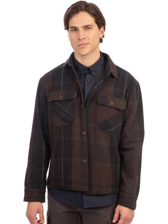 Rebase Langärmeliges Flanell Overshirt in Norma...