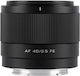 Viltrox Full Frame Φωτογραφικός Φακός AF 40mm f/2.5 Σταθερός για Sony E Mount Μαύρος
