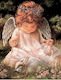 Diamond Mosaic Angel Bunny