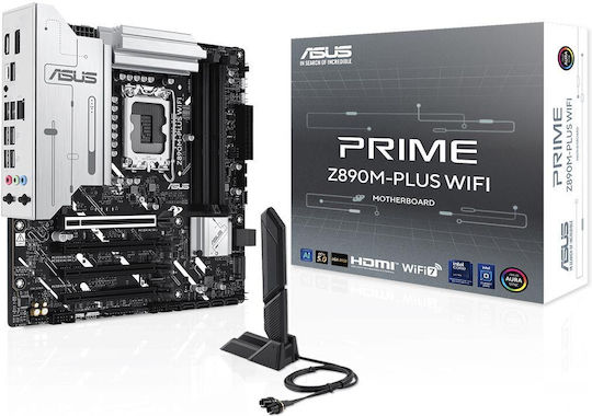 Asus Prime Z890M-PLUS Wifi rev. 1.0 Motherboard Micro ATX με Intel 1851 Socket 90MB1J80-M0EAY0
