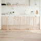 vidaXL Wooden Dog Divider with 6 Panels 300x90c...