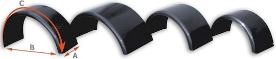 Plastic Semicircular Mudguard 650 X 1300 X 1900 Mm Hico