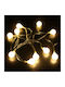 10 Lights LED 1m. Warm White Battery in String 1pcs