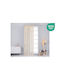 Easy Home Curtain with Pencil Pleat Flute Beige 140x270cm