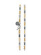 Silver Chain Neck Gold-plated Thin Thickness 3.5mm and Length 50cm