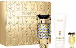 Rabanne Fame Frauen Duftset mit Eau de Parfum 3 Stück