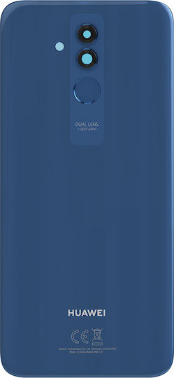 Clappio Ersatz-Rückfenster Huawei Mate 20 Lite Blau