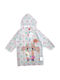 Waterproof Kids' Casual Jacket with Hood Transparent White