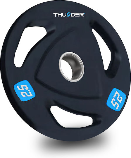 Thunder Scheibenset Olympischen Typs Metall 1 x 2.5kg Φ50mm mit Griffen