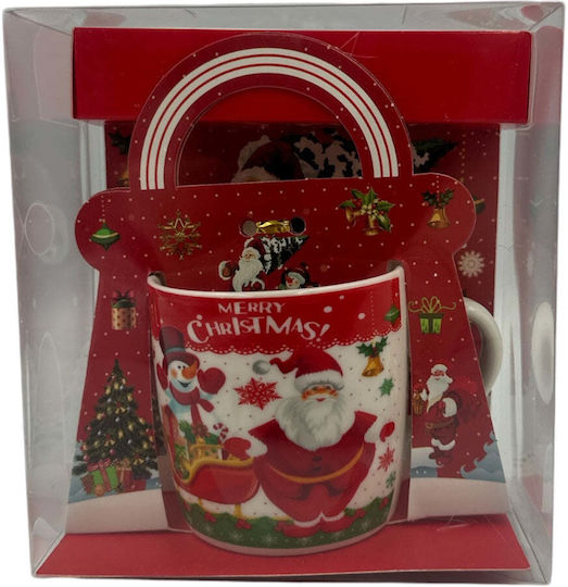 Trademarkt Christmas Mug Ceramic Brown L13xW14xD8cm.