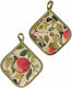 Kentia Cameo Set 2 Pieces Pot Holder Fabric Green 2pcs