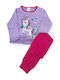 Natura Kids' Pajamas Winter Purple, Fuchsia