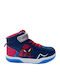 Kids Sneakers High with Scratch & Lights Multicolour