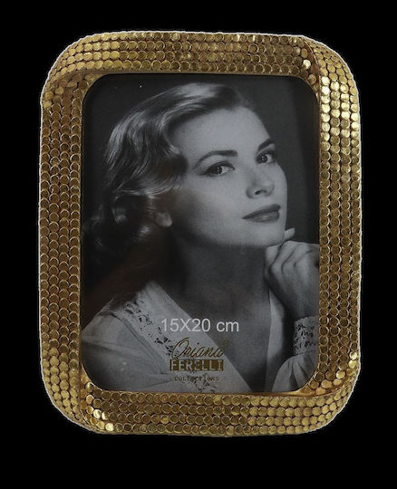 Oriana Ferelli Fotorahmen Mit Goldenem Metallischem Rahmen 15x20
