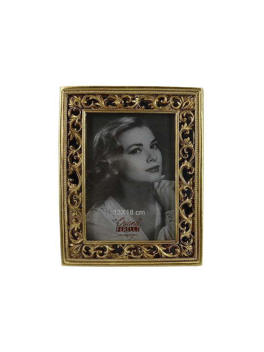 Oriana Ferelli Metallic Photo Frame with Gold Frame