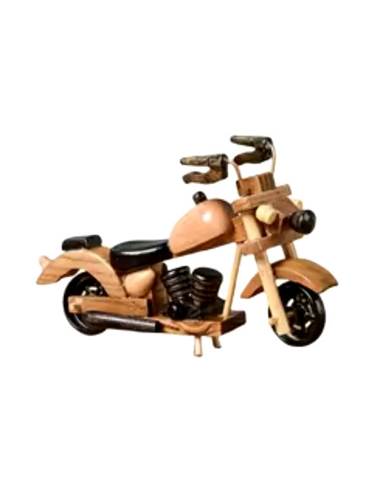 Wooden Harley Motorcycle 17x12 Cm