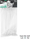 Bradas White Cable Ties 370x4.8mm Ts11-48370n