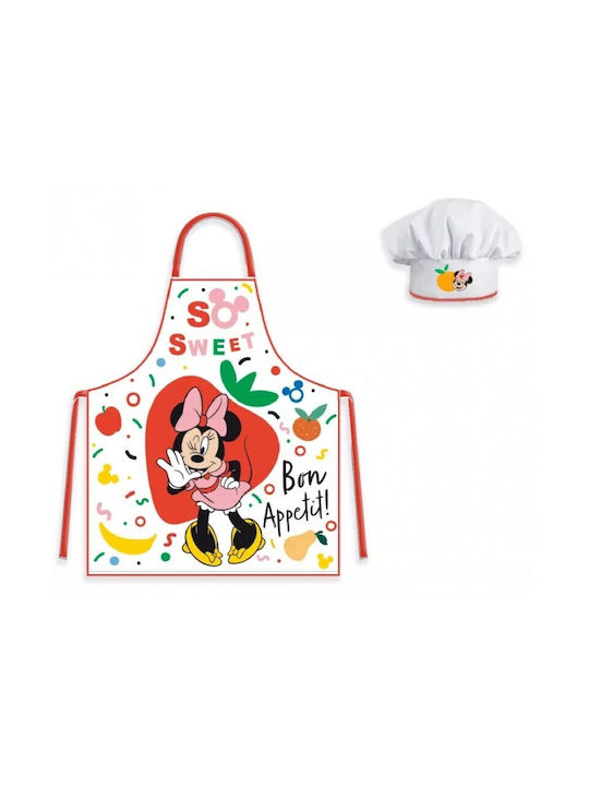 Disney Minnie Küchenschürze mit Mütze Mehrfarbig 014343 1Stück