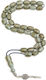 Roloi Komboloi Mastic Worry Beads with 33 Beads Gray 31cm