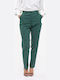 Women's Green Set with High-waisted Pants in Regular Fit