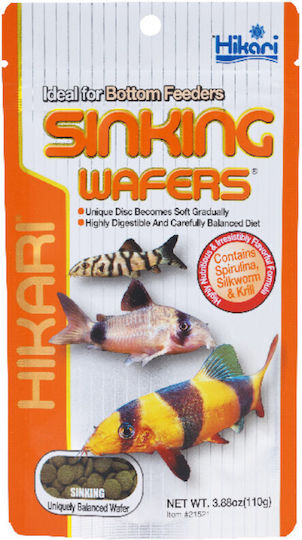 Hikari Sinking Tropical Fish Food with Spirulina 110gr