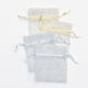 Adorex Pouch for Wedding Favors Ecru 100pcs