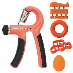 Flexor Set 4 Accessories Forearm Stress Relief Orange